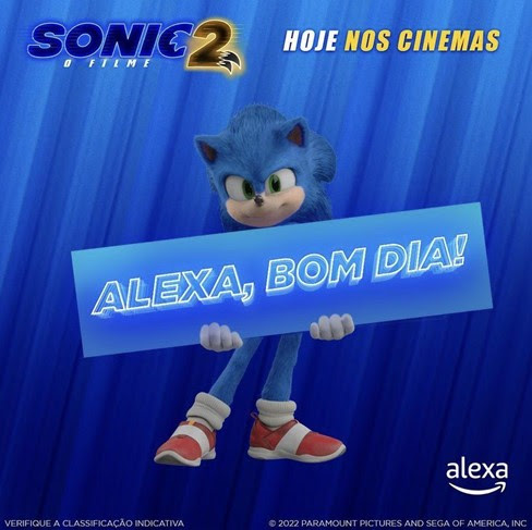 Último dia do brinde do Cinemark e demais publicidades de Sonic 2
